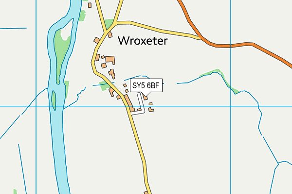 SY5 6BF map - OS VectorMap District (Ordnance Survey)