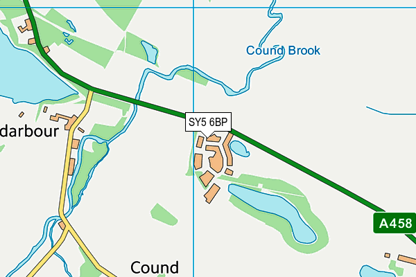 SY5 6BP map - OS VectorMap District (Ordnance Survey)