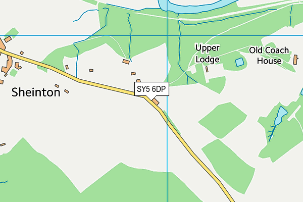 SY5 6DP map - OS VectorMap District (Ordnance Survey)