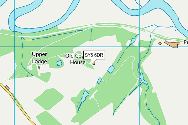 SY5 6DR map - OS VectorMap District (Ordnance Survey)