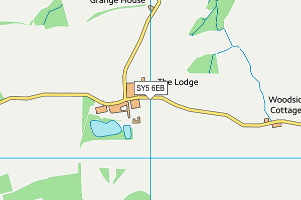 SY5 6EB map - OS VectorMap District (Ordnance Survey)