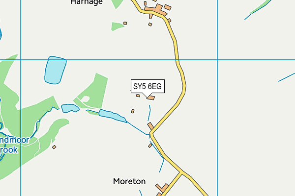 SY5 6EG map - OS VectorMap District (Ordnance Survey)