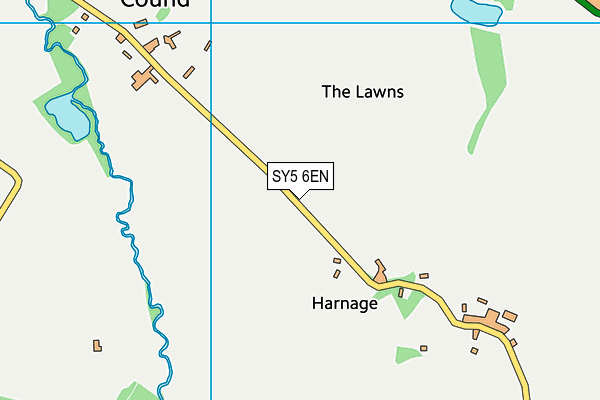 SY5 6EN map - OS VectorMap District (Ordnance Survey)