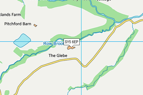 SY5 6EP map - OS VectorMap District (Ordnance Survey)