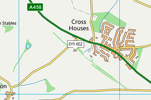 SY5 6EZ map - OS VectorMap District (Ordnance Survey)