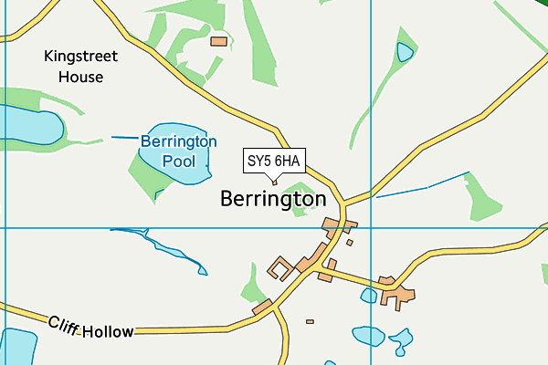 SY5 6HA map - OS VectorMap District (Ordnance Survey)