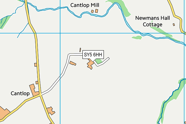 SY5 6HH map - OS VectorMap District (Ordnance Survey)