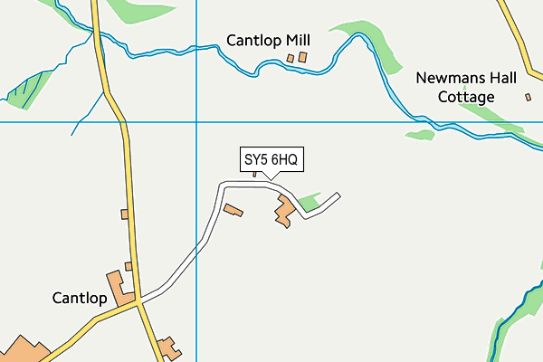 SY5 6HQ map - OS VectorMap District (Ordnance Survey)