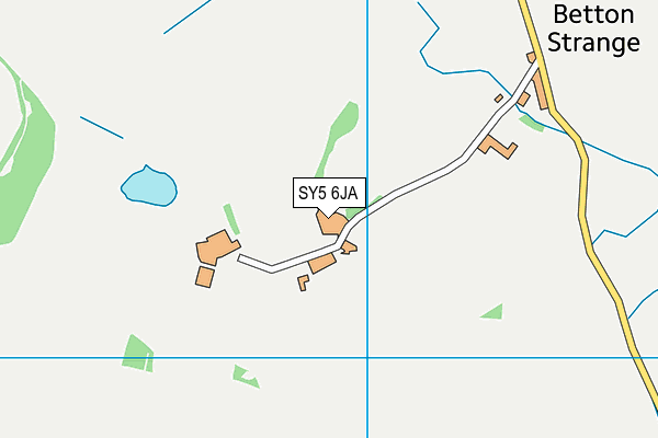 SY5 6JA map - OS VectorMap District (Ordnance Survey)