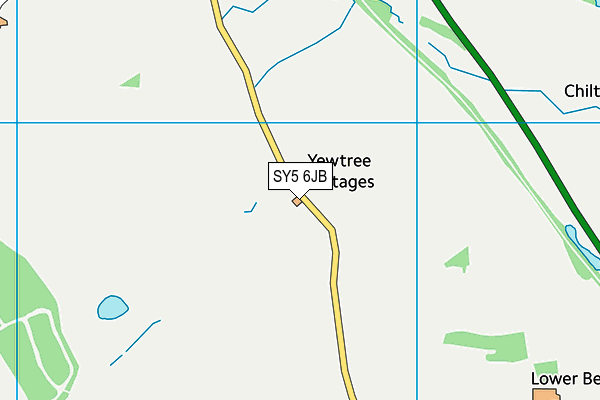 SY5 6JB map - OS VectorMap District (Ordnance Survey)