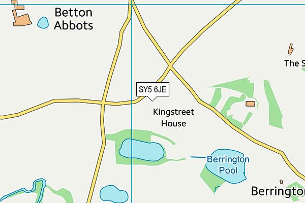 SY5 6JE map - OS VectorMap District (Ordnance Survey)