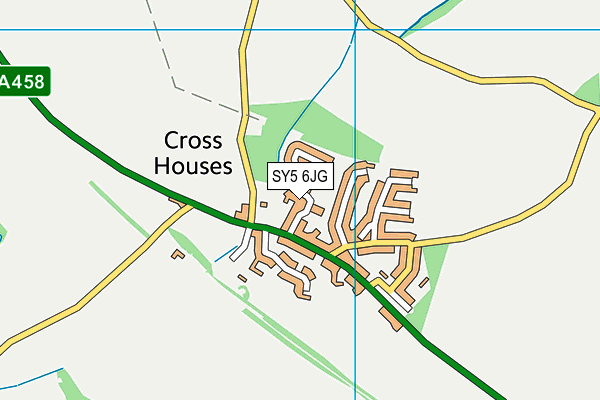 SY5 6JG map - OS VectorMap District (Ordnance Survey)