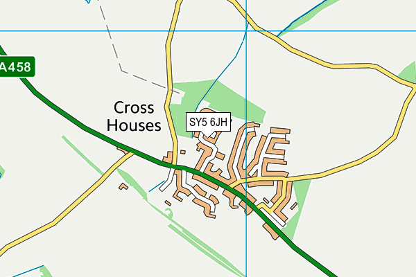 SY5 6JH map - OS VectorMap District (Ordnance Survey)