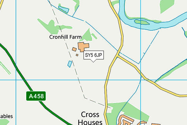 SY5 6JP map - OS VectorMap District (Ordnance Survey)