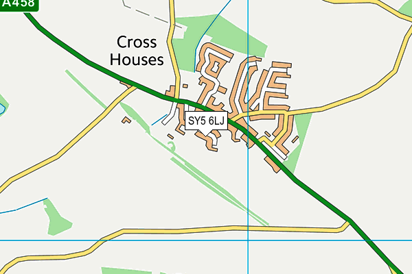 SY5 6LJ map - OS VectorMap District (Ordnance Survey)