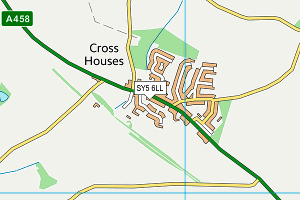 SY5 6LL map - OS VectorMap District (Ordnance Survey)