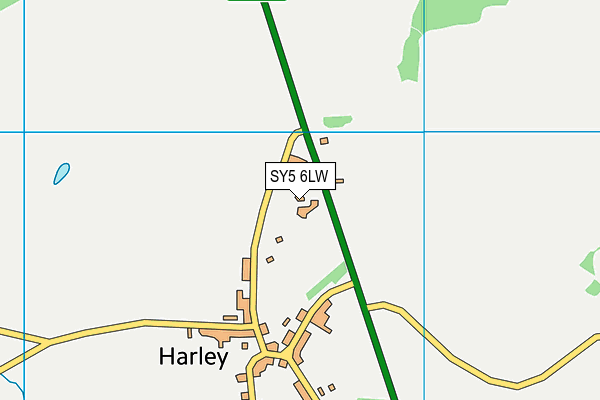 SY5 6LW map - OS VectorMap District (Ordnance Survey)