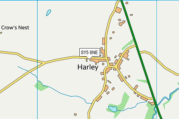 SY5 6NE map - OS VectorMap District (Ordnance Survey)