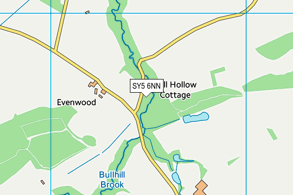 SY5 6NN map - OS VectorMap District (Ordnance Survey)