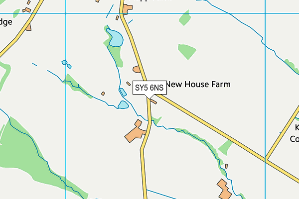 SY5 6NS map - OS VectorMap District (Ordnance Survey)