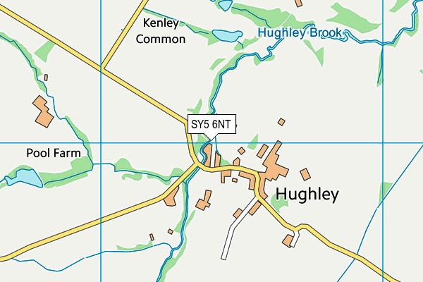 SY5 6NT map - OS VectorMap District (Ordnance Survey)