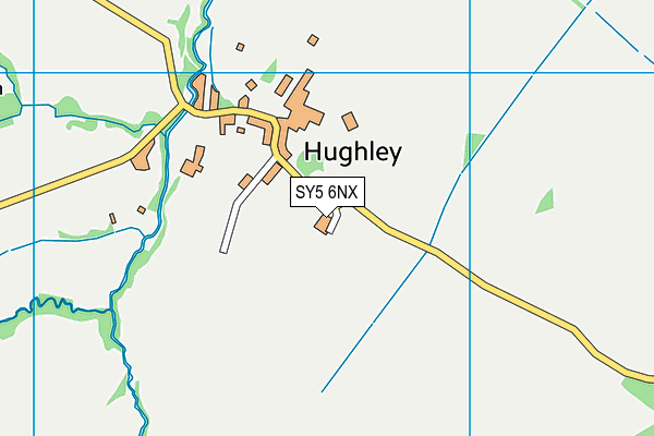 SY5 6NX map - OS VectorMap District (Ordnance Survey)