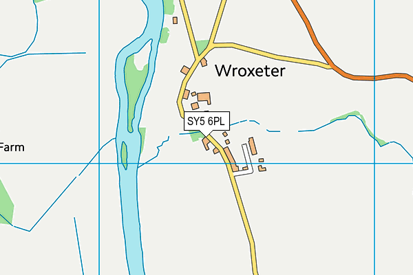 SY5 6PL map - OS VectorMap District (Ordnance Survey)