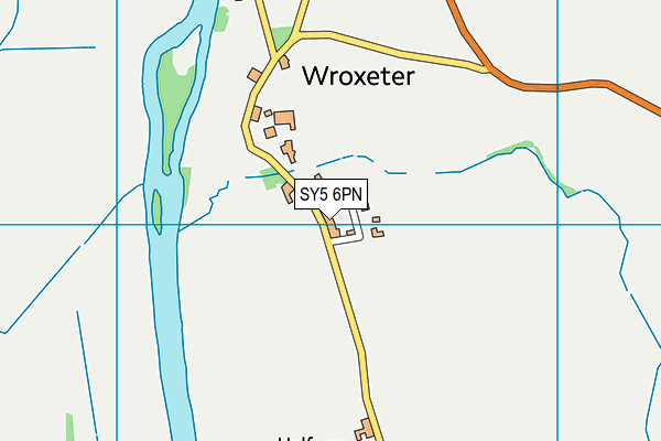 SY5 6PN map - OS VectorMap District (Ordnance Survey)