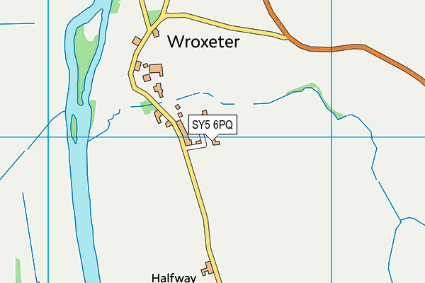 SY5 6PQ map - OS VectorMap District (Ordnance Survey)