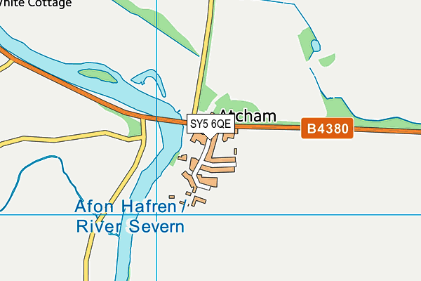 SY5 6QE map - OS VectorMap District (Ordnance Survey)