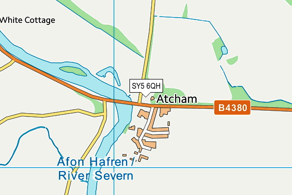 SY5 6QH map - OS VectorMap District (Ordnance Survey)