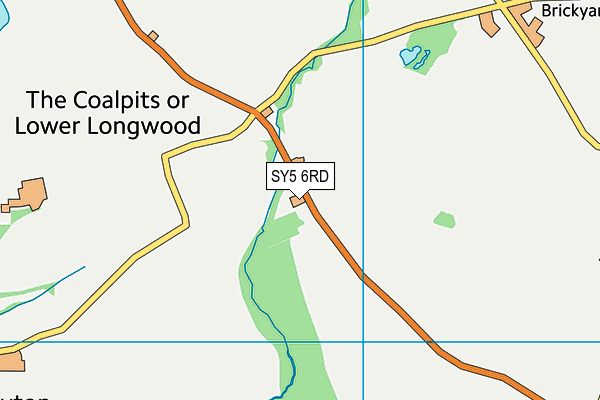 SY5 6RD map - OS VectorMap District (Ordnance Survey)
