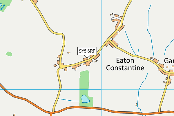 SY5 6RF map - OS VectorMap District (Ordnance Survey)