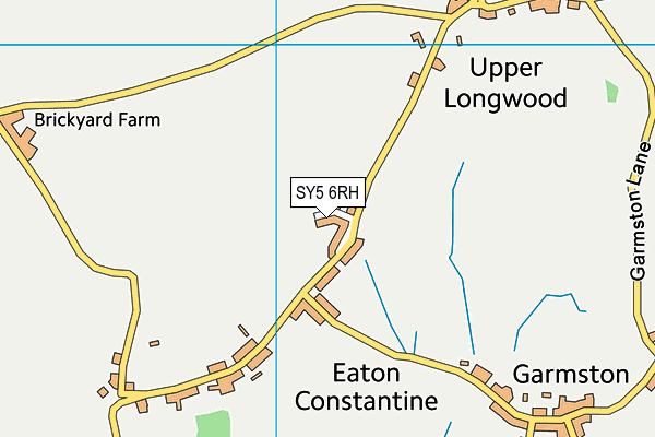 SY5 6RH map - OS VectorMap District (Ordnance Survey)