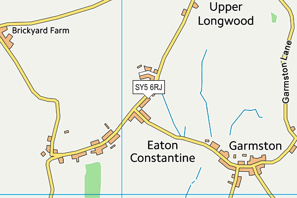 SY5 6RJ map - OS VectorMap District (Ordnance Survey)