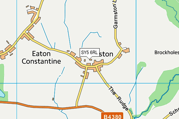 SY5 6RL map - OS VectorMap District (Ordnance Survey)