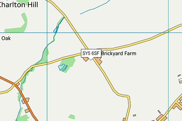 SY5 6SF map - OS VectorMap District (Ordnance Survey)