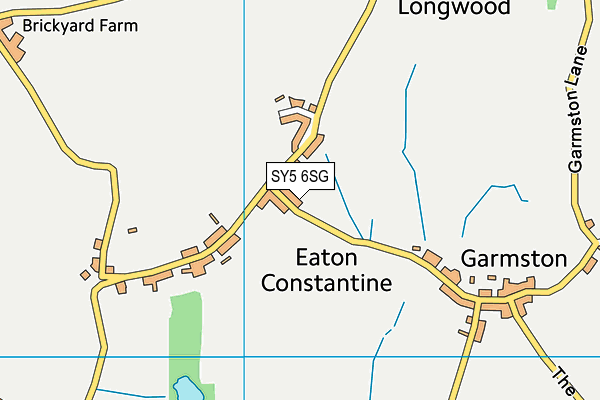 SY5 6SG map - OS VectorMap District (Ordnance Survey)