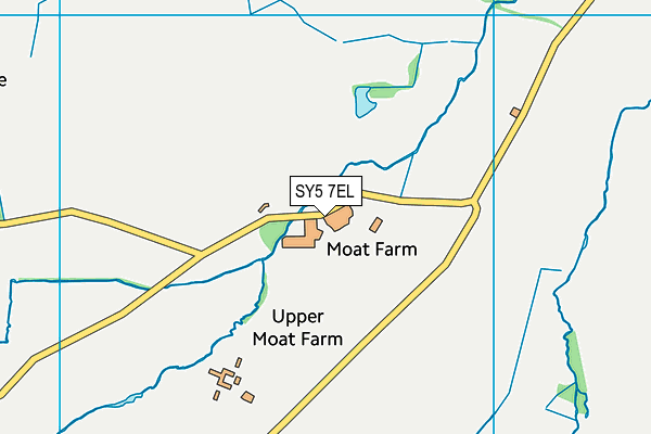 SY5 7EL map - OS VectorMap District (Ordnance Survey)