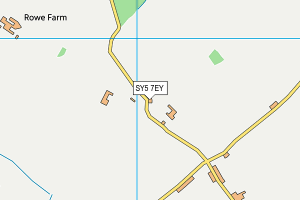 SY5 7EY map - OS VectorMap District (Ordnance Survey)