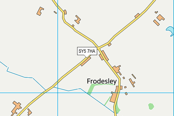 SY5 7HA map - OS VectorMap District (Ordnance Survey)