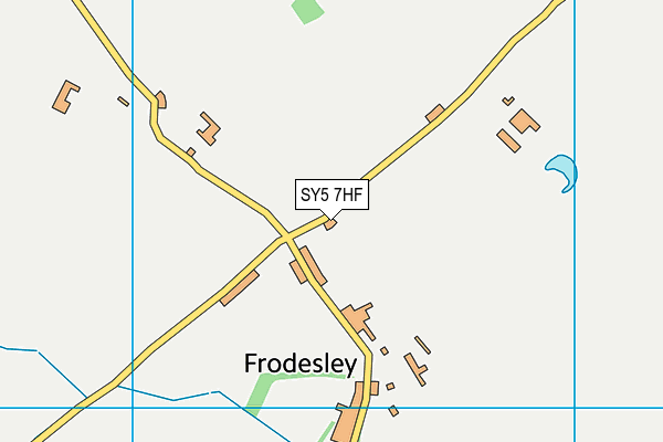 SY5 7HF map - OS VectorMap District (Ordnance Survey)