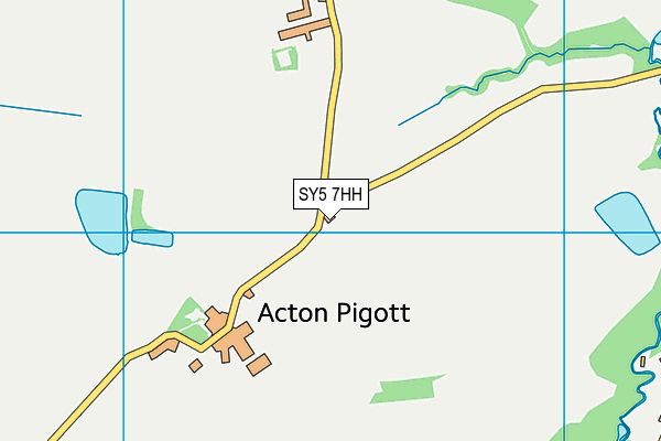 SY5 7HH map - OS VectorMap District (Ordnance Survey)