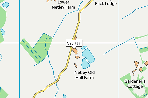 SY5 7JY map - OS VectorMap District (Ordnance Survey)