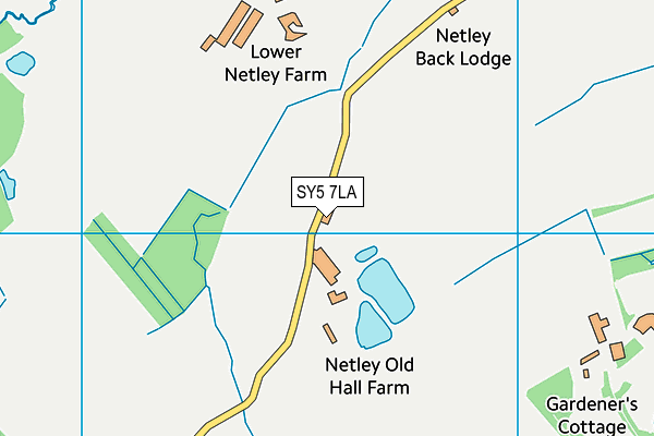 SY5 7LA map - OS VectorMap District (Ordnance Survey)