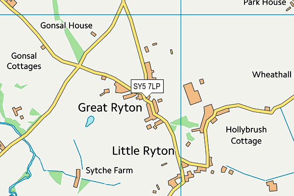 SY5 7LP map - OS VectorMap District (Ordnance Survey)