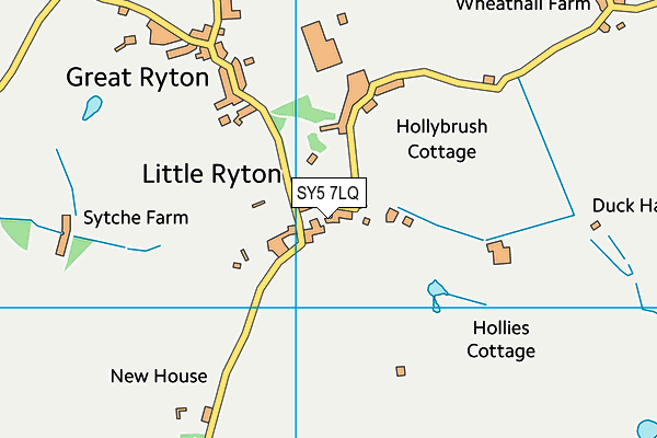 SY5 7LQ map - OS VectorMap District (Ordnance Survey)