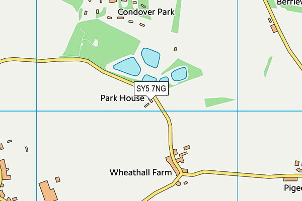 SY5 7NG map - OS VectorMap District (Ordnance Survey)