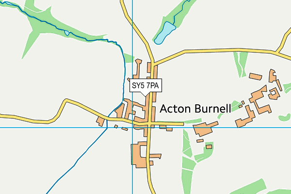 SY5 7PA map - OS VectorMap District (Ordnance Survey)