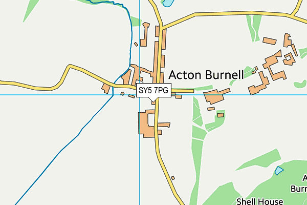 SY5 7PG map - OS VectorMap District (Ordnance Survey)